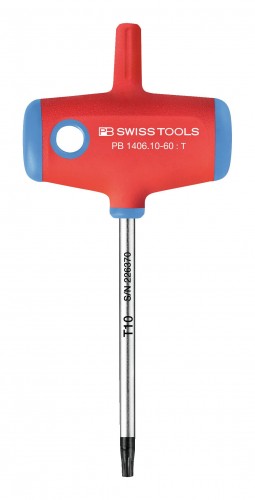 PB-Swiss-Tools 2023 Freisteller PB-Swiss-Tools-Quergriff-Schraubendreher-T10-x-60-mm PB-1406-10-60