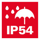 Wasserschutz mit IP 54