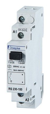 Doepke 2020 Freisteller Stromstossschalter-230VAC-1TE-16A-230V-REG-T65mm-mechanisch-Schalt 09981047
