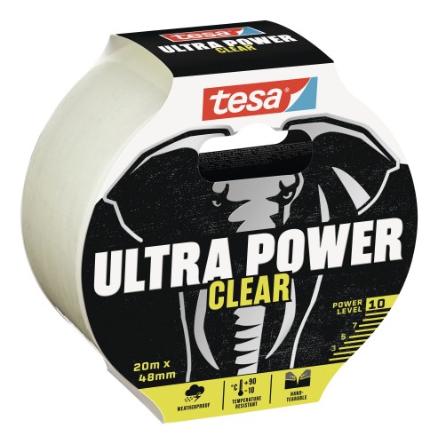 Tesa 2023 Freisteller Ultra-Power-Clear-Tape-transparent-20m-48mm 56497-00000-00