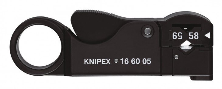 Knipex 2017 Foto Koax-Abisolierwerkzeug-105mm-SB