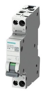 Siemens 2020 Freisteller Leitungsschutzschalter-AC-B-16A-1-N-230V-6-kA-1TE-50-Hz-Zusatzeinrichtungen-moeglich 5SL60166