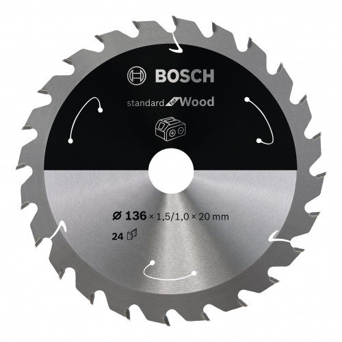 Bosch 2020 Freisteller HM-Kreissaegeblatt-136-x-1-5-1-x-20-Z-24