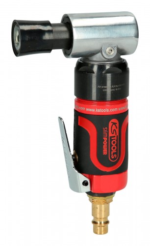 KS-Tools 2020 Freisteller SlimPOWER-Mini-Druckluft-Schleifmaschine-kleine-Pads-19000-U-min 515-5570 1