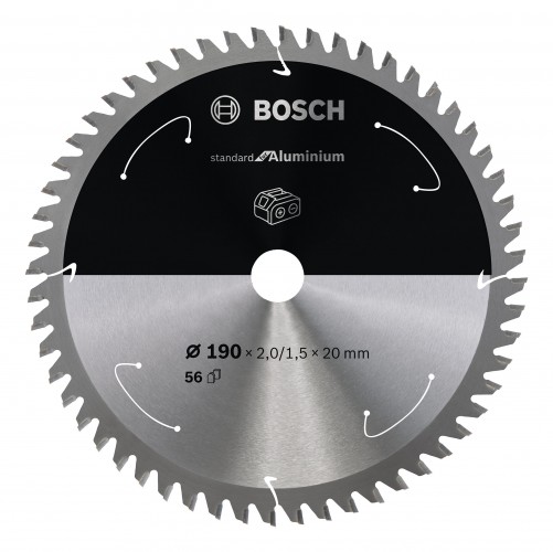 Bosch 2022 Freisteller Akku-Kreissaegeblatt-Standard-for-Aluminium-190-x-2-1-5-x-20-56-Zaehne 2608837769