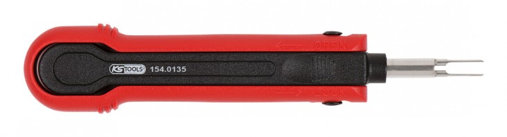 KS-Tools 2020 Freisteller Kabel-Entriegelungswerkzeug-Flachsteckhuelsen-9-5-mm 154-0135