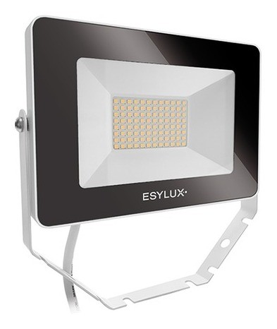 Esylux 2020 Freisteller LED-Strahler-30W-OFL-AFL-BASIC-3000K-weiss-1-LED-IP65-matt-Konverter-breitstrahlend EL10810824