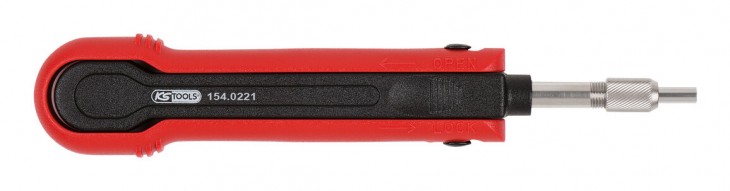 KS-Tools 2020 Freisteller Kabel-Entriegelungswerkzeug-Rundstecker-Rundsteckhuelse-4-mm 154-0221