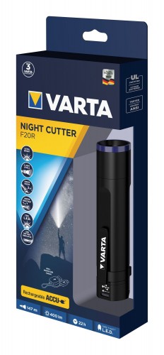 Varta 2020 Freisteller LED-Stab-Night-Cutter-F20R-Akku-eingebaut-aufladbar-schwarz-Alu-Leuchtmittel 18900101111 2