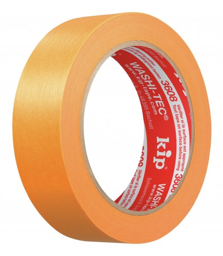 Kip 2023 Freisteller Goldkrepp-Washi-Tec-Standard-orange-30-mm-x-50-m