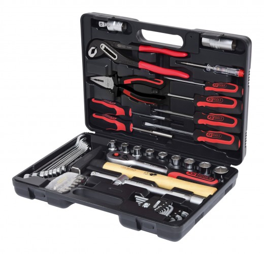 KS-Tools 2020 Freisteller 1-4-1-2-Werkzeug-Satz-50-teilig 911-0650 1