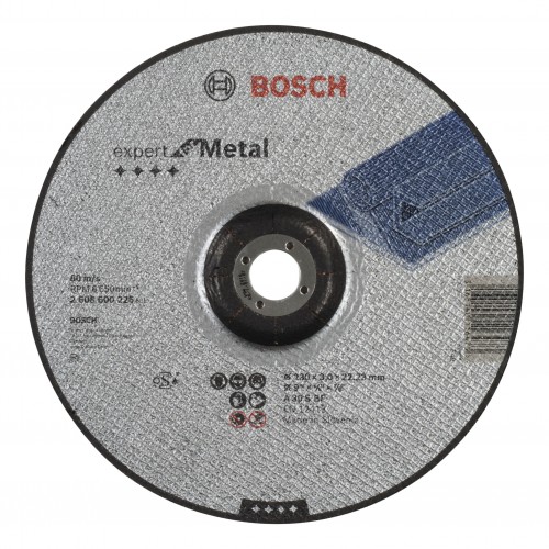 Bosch 2022 Freisteller Zubehoer-Expert-for-Metal-A-30-S-BF-Trennscheibe-gekroepft-230-x-3-mm 2608600226