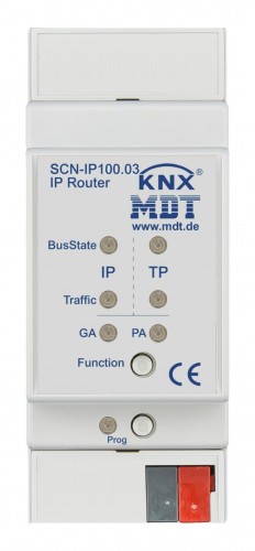 MDT 2020 Freisteller Medienkoppler-KNX-REG-24V-LED-2TE-IP20-Bussystem-KNX-LED-Anzeige SCN-IP100-03