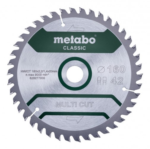 Metabo 2020 Freisteller Kreissaegeblatt-multi-cut-classic-160x20-Zaehnezahl-42-Flach-Trapezzahn-5 628277000