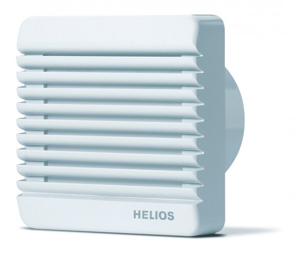 Helios-Ventilatoren 2020 Freisteller Kleinraumventilator-100-mm-230V-95cbm-h-elektrisch-Verschlussklappe-Aufputz-Kunststoff-weiss-IP45 00335
