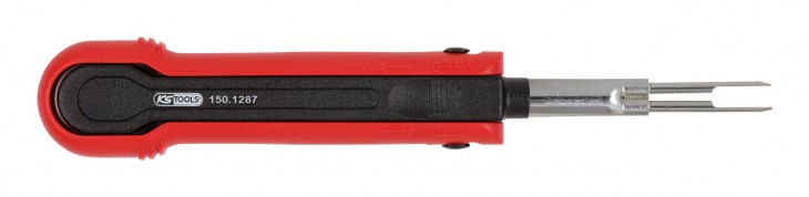 KS-Tools 2020 Freisteller Entriegelungswerkzeug-Flachstecker-Flachsteckhuelsen-9-5-mm-Delphi-Ducon 150-1287
