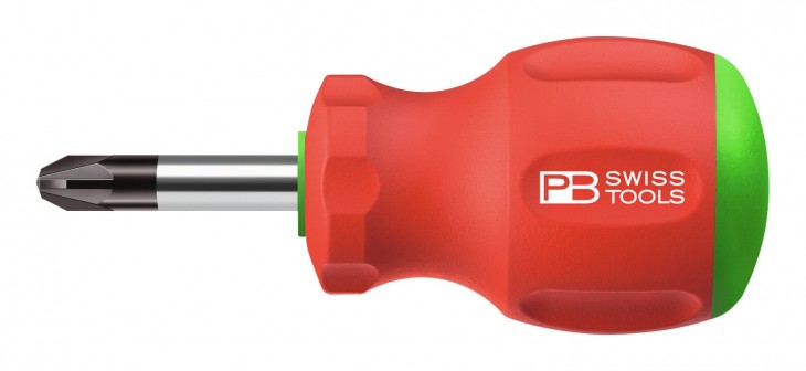 PB-Swiss-Tools 2022 Freisteller Schraubendreher-Stubby-SwissGrip PB-8194