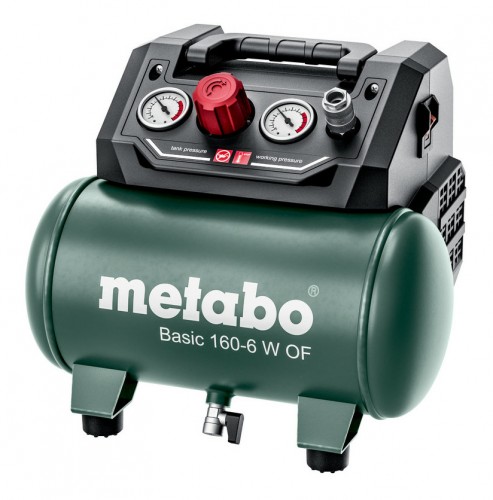 Metabo 2021 Freisteller Basic-160-6-W-OF-Kompressor-Basic-Universal-Schnellkupplung 601501000