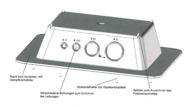 Elektronik 2020 Freisteller Multi-Einbaubox-Einbaustr-Dampfsperre-Beton 2009040
