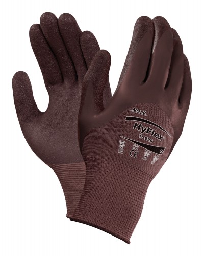Ansell 2019 Freisteller Handschuh-HyFlex-11-926-violett-3-4-Groesse-7