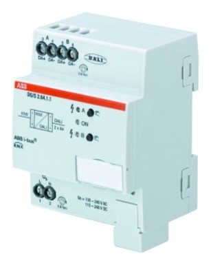 ABB 2020 Freisteller Schnittstelle-DALI-KNX-REG-230V-LED-4TE-IP20-Bussystem-KNX-LED-Anzeige 2CDG110199R0011