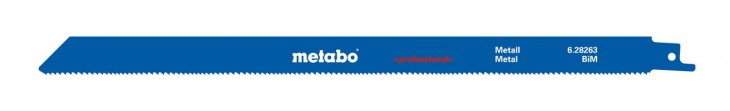 Metabo 2017 Zeichnung Saebelsaegeblaetter-Metall-Serie-professional-300x-1-25mm-BiM-1-8-2-6mm-10-14-TPI 628263000