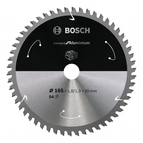 Bosch 2022 Freisteller Akku-Kreissaegeblatt-Standard-for-Aluminium-165-x-1-8-1-3-x-20-54-Zaehne 2608837763