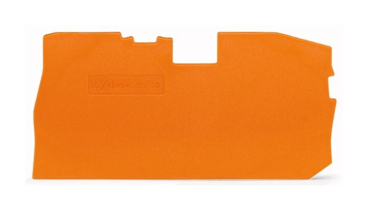 Wago 2017 Foto Abschluss-Zwischenplatte-Rastbar-1-mm-orange 2016-7192 1