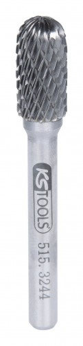 KS-Tools 2020 Freisteller HM-Walzenrund-Fraesstift-Form-C-10-mm 515-3244 1