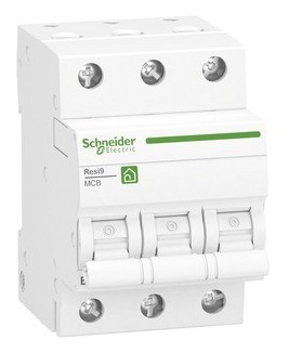 Schneider-Electric 2020 Freisteller Leitungsschutzschalter-AC-Resi9-B-32A-3p-400V-6-kA-3TE-50-Hz-IP20 R9F23332