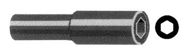 CIMCO 2020 Freisteller Steckschluessel-SW7mm-Handgriff-125-mm-1000V-Schutzisoliert-1000V-VDE-geprueft 117807