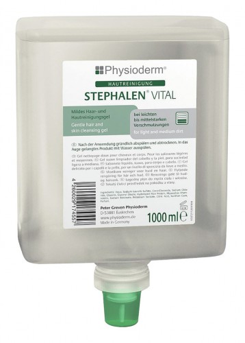 Physioderm 2020 Freisteller Stephalen-Vital-1000-ml-Neptuneflasche-Waschgel-mild