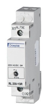 Doepke 2020 Freisteller Leuchtmelder-REG-240V-gruen-LED-UC-1TE-65-mm-IP40 09981091