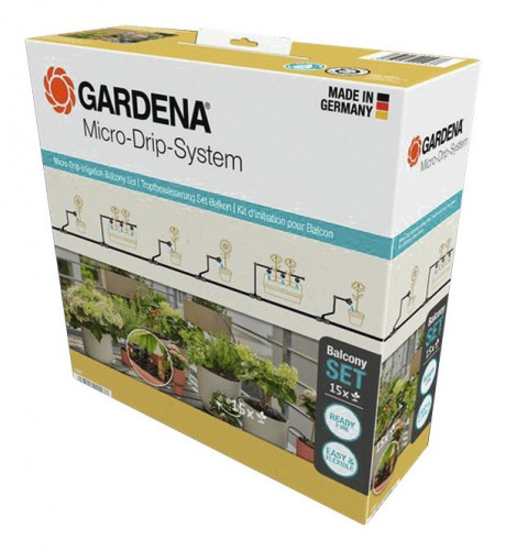 Gardena 2023 Verpackung Tropfbewaesserung-Set-Balkon-15-Pflanzen-Aktion 13401-32
