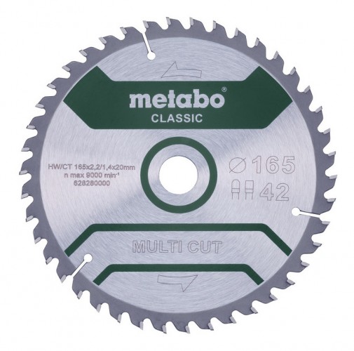 Metabo 2020 Freisteller Kreissaegeblatt-multi-cut-classic-165x20-Zaehnezahl-42-Flach-Trapezzahn-5 628280000