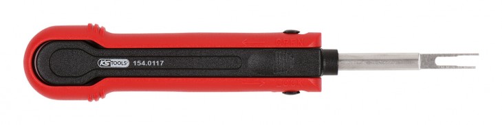 KS-Tools 2020 Freisteller Kabel-Entriegelungswerkzeug-Flachsteckhuelsen-2-8-mm 154-0117