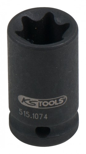 KS-Tools 2020 Freisteller 1-4-Torx-E-Kraft-Stecknuss-kurz-E12 515-1074 1