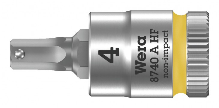 Wera 2020 Freisteller Schraubendrehereinsatz-1-4-Innensechskant-Haltefunktion-4-x-28-mm