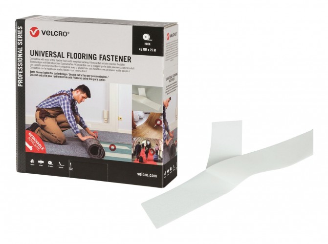 Velcro 2020 Freisteller Klettband-Universal-Flooring-Fast-45-mm-x-25m-grau