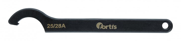FORTIS Hakenschlüssel DIN1810A 80 90mm m.Nase 