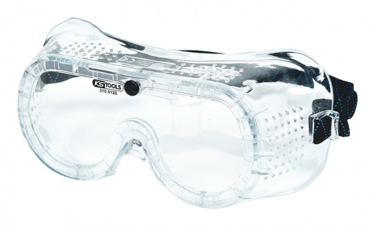 KS-Tools 2020 Freisteller Schutzbrille-Gummiband-transparent-EN-166 310-0120 1