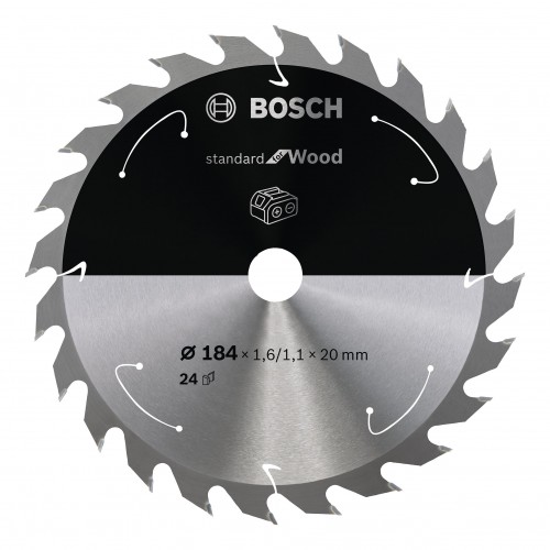 Bosch 2022 Freisteller Akku-Kreissaegeblatt-Standard-for-Wood-184-x-1-6-1-1-x-20-24-Zaehne 2608837702