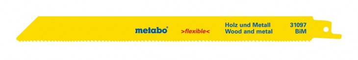 Metabo 2017 Zeichnung Saebelsaegeblaetter-Holz-Metall-Serie-flexible-225x-0-9mm-BiM-1-8-2-6mm-10-14-TPI