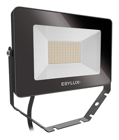 Esylux 2020 Freisteller LED-Strahler-30W-OFL-AFL-BASIC-3000K-schwarz-1-LED-IP65-matt-Konverter-breitstrahlend EL10810831