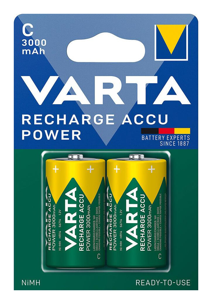 Varta Batterie Rechargable Accu3000mAh C 56714101402 Baby 