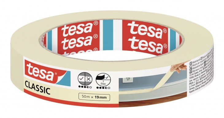 Tesa 2023 Freisteller Malerband-Classic-50m-19mm 52803-00000-01