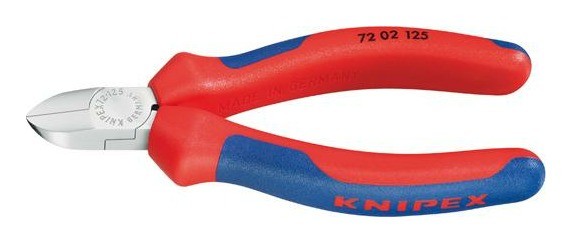 Knipex 2019 Freisteller Seitenschneider-Kunststoff-Mehrkomponenten-Griffen-125-mm 1