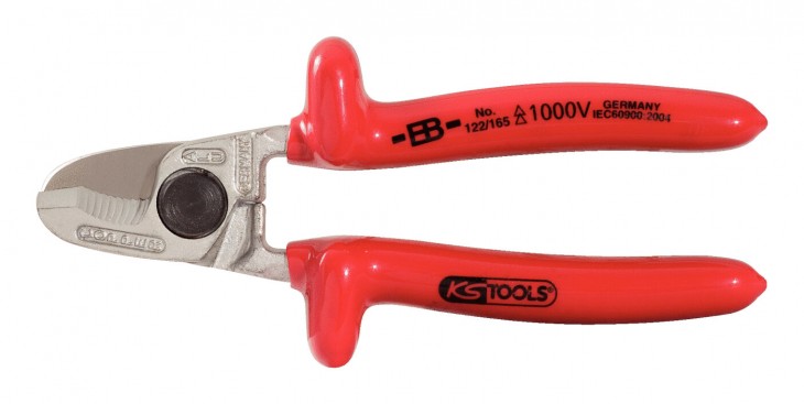 KS-Tools 2020 Freisteller 1000V-Einhand-Kabelschneider-165-mm 117-1287
