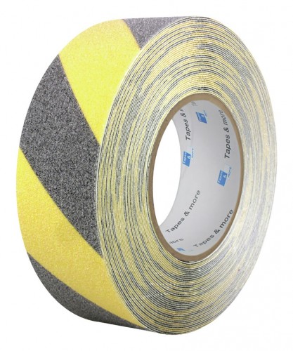 Tapes-More 2020 Freisteller Antirutschband-schwarz-gelb-50-mm-x-18m