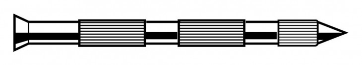Don-Quichotte 2017 Zeichnung Stahlnagel-Senkkopf-geriffelt-verzinkt 983